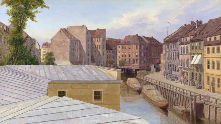 Eduard Gaertner Friedrichsgracht in Berlin France oil painting art